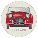Triumph TR2 1953-55 (wire wheels) Coaster 4